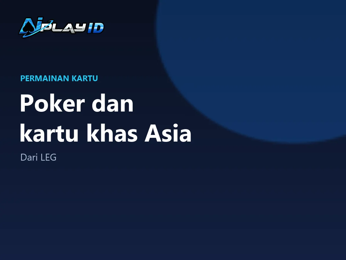 Panel permainan kartu AIPlay dari LEG